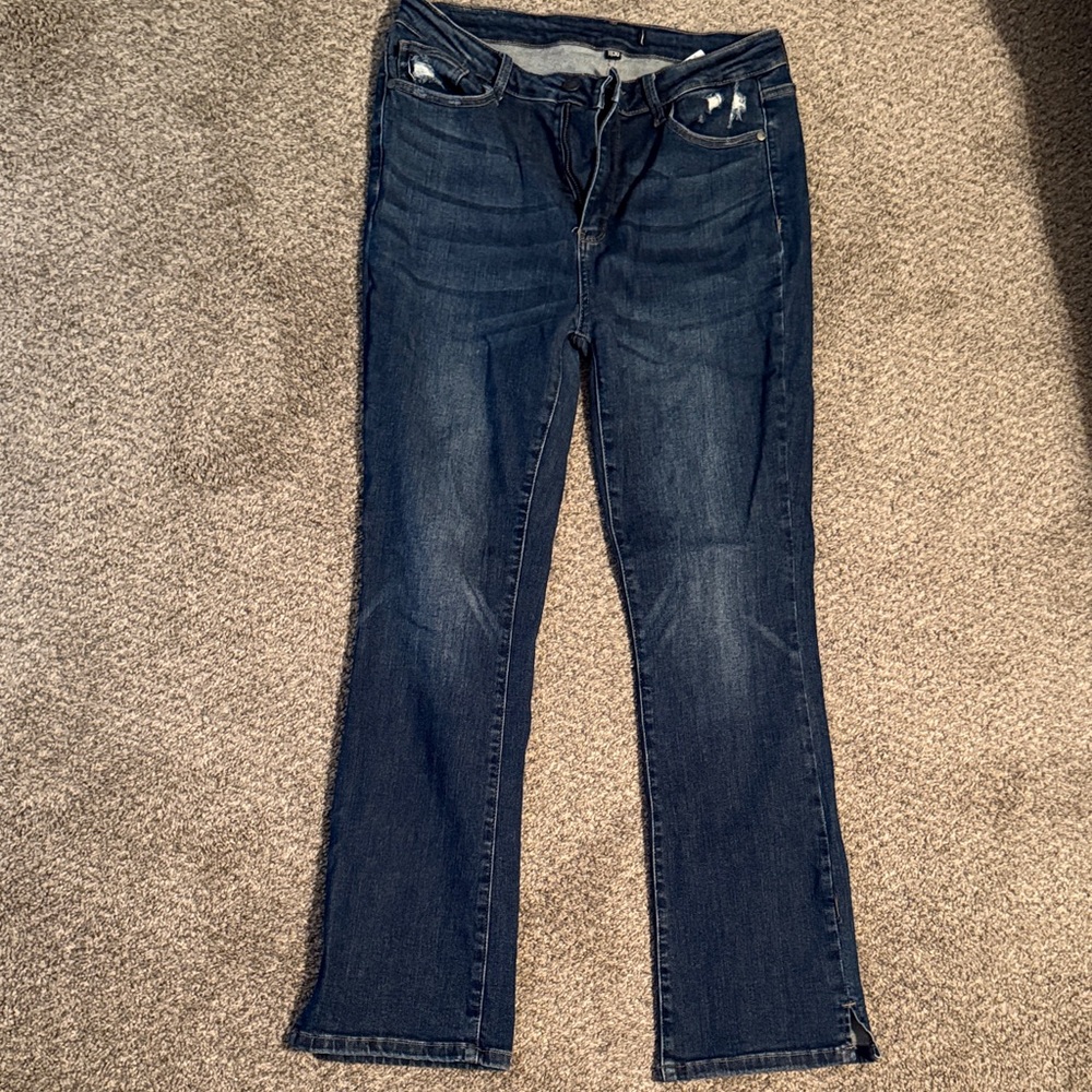 Judy Blue Dark Blue Boot Cut Jeans